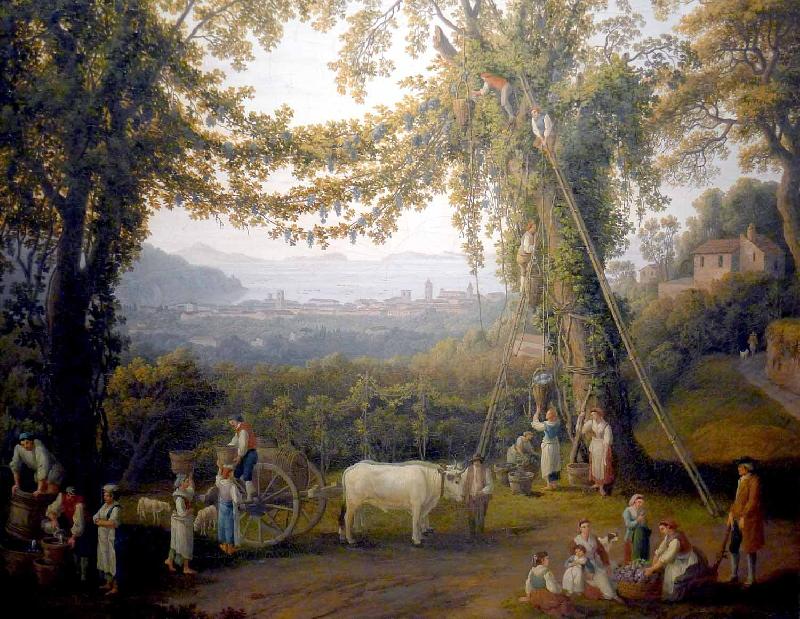 Jacob Philipp Hackert Vendanges dautrefois ou Lautomne oil painting image